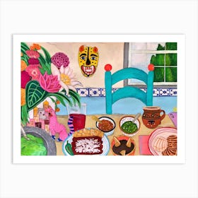 Mexican Dinner For One Art Print
