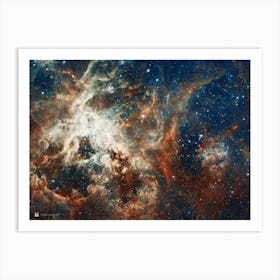 Star Factory 30 Doradus (2012) (NASA Hubble Space Telescope) — space poster, science poster, space photo Art Print