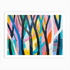 Trees In The Forest 1 Art Print