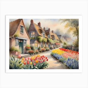 Tulip Street Art Print