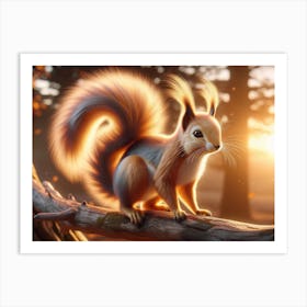 Squirfox Art Print