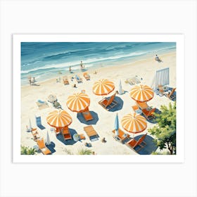 Beach Day 1 Art Print