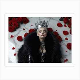 Queen Of Roses Art Print