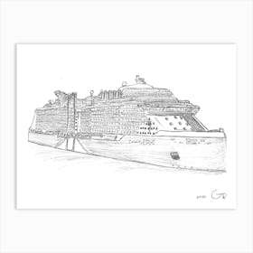 Celebrity Edge Art Print