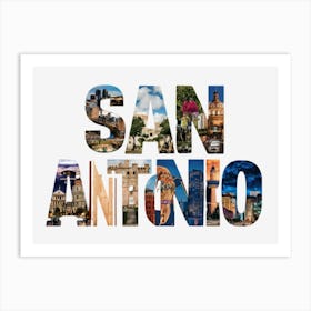 San Antonio Art Print