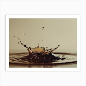 Water Drop Art Print