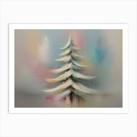 1Abstract Christmas Tree 15 Art Print