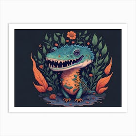 Aligator (7) Art Print