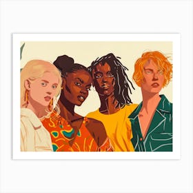 Group Of Women 18 Art Print