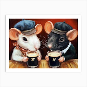 Irish Mice Art Print