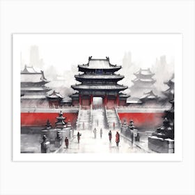 Beijing, Asian Painting Art Print