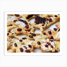 Reindeer Cookies Art Print