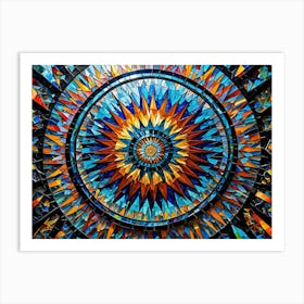 Mosaic Art 2 Art Print