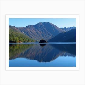 Mountain Lake - Mountain Stock Videos & Royalty-Free Footage Art Print