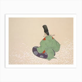 Flute Player From Momoyogusa –Flowers Of A Hundred Generations, Kamisaka Sekka Art Print