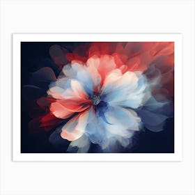 Psychedelic Flower Art Print