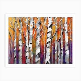 Birch Trees 1 Art Print
