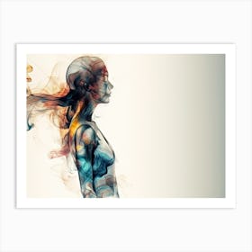 Abstract Of A Woman 2 Art Print