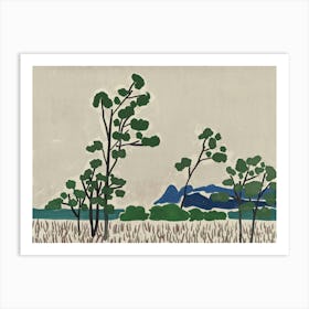 Landscape With Trees 1 Art Print