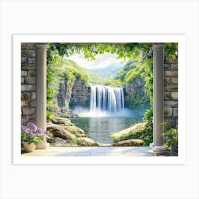 Waterfall Art Print