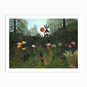 Henri Rousseau's,  Virgin Forest Art Print