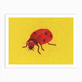 A Little Ladybird With A Little Stetson Art Print