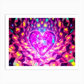 Heart Of Crystals Art Print