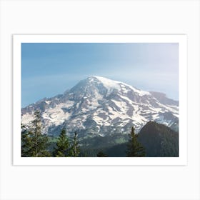 Mount Rainier National Park - Dreamy Nature Landscape Art Print