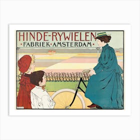 Hinde Bicycles Factory Amsterdam (1896–1898), Johann Georg Van Caspel Art Print