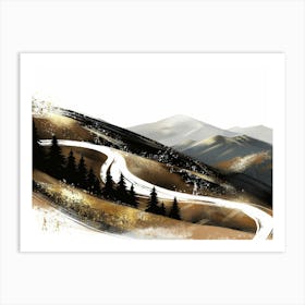 Mountain Road Art Print