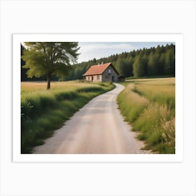 House In The Countryside 1 Art Print