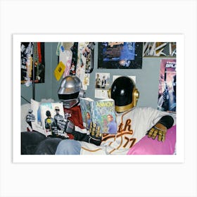 Daft Punk Music Band Art Print