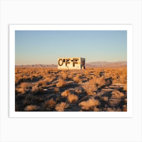 Off In California Art Print