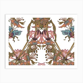 Art Nouveau Garden I Art Print