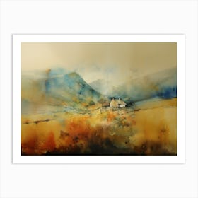 House In The Mountains Art Print