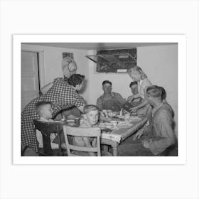 Untitled Photo, Possibly Related To Mormon Farmers At Dinner Table, Box Elder County, Utah By Russell Lee Art Print
