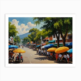 Chiang Mai City 2  Art Print