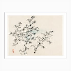 Bamboo, Kōno Bairei Art Print