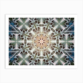 Abstraction Watercolor Light Pattern Art Print