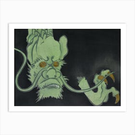 Golden Eyed Monster From Momoyogusa Flowers Of A Hundred Generations (1909), Kamisaka Sekka Art Print