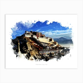 Potala Palace, Lhasa, Tibet Art Print