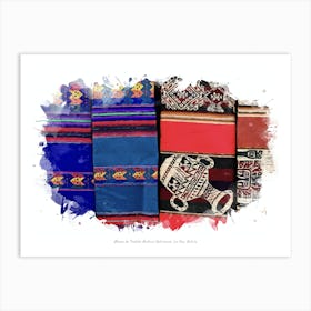 Museo De Textiles Andinos Bolivianos, La Paz, Bolivia Art Print