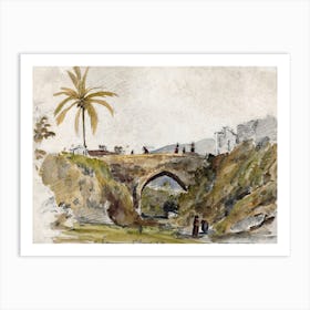 Bridge At Caracas (1854), Camille Pissarro Art Print