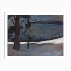 Winter At Nordstrand, Edvard Munch Art Print