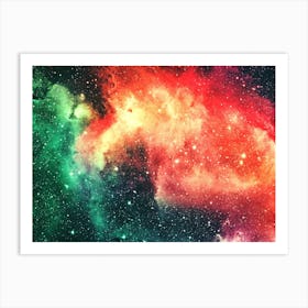 Deep space, mashups #3 Art Print