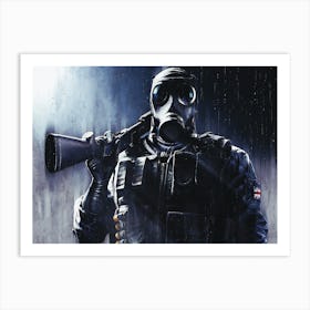 Tom Clancys Rainbow Six Siege Sas Smoke Art Print