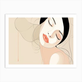 Portrait Of A Woman 1 Art Print