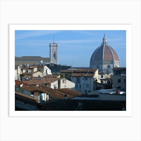 Florence Rooftop Roofs Architecture Dome Italian Italy Milan Venice Florence Rome Naples Toscana photo photography art travel Art Print