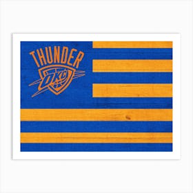 Oklahoma City Thunder 2 Art Print