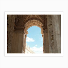 Archway Of St Peter'S Basilica Art Print